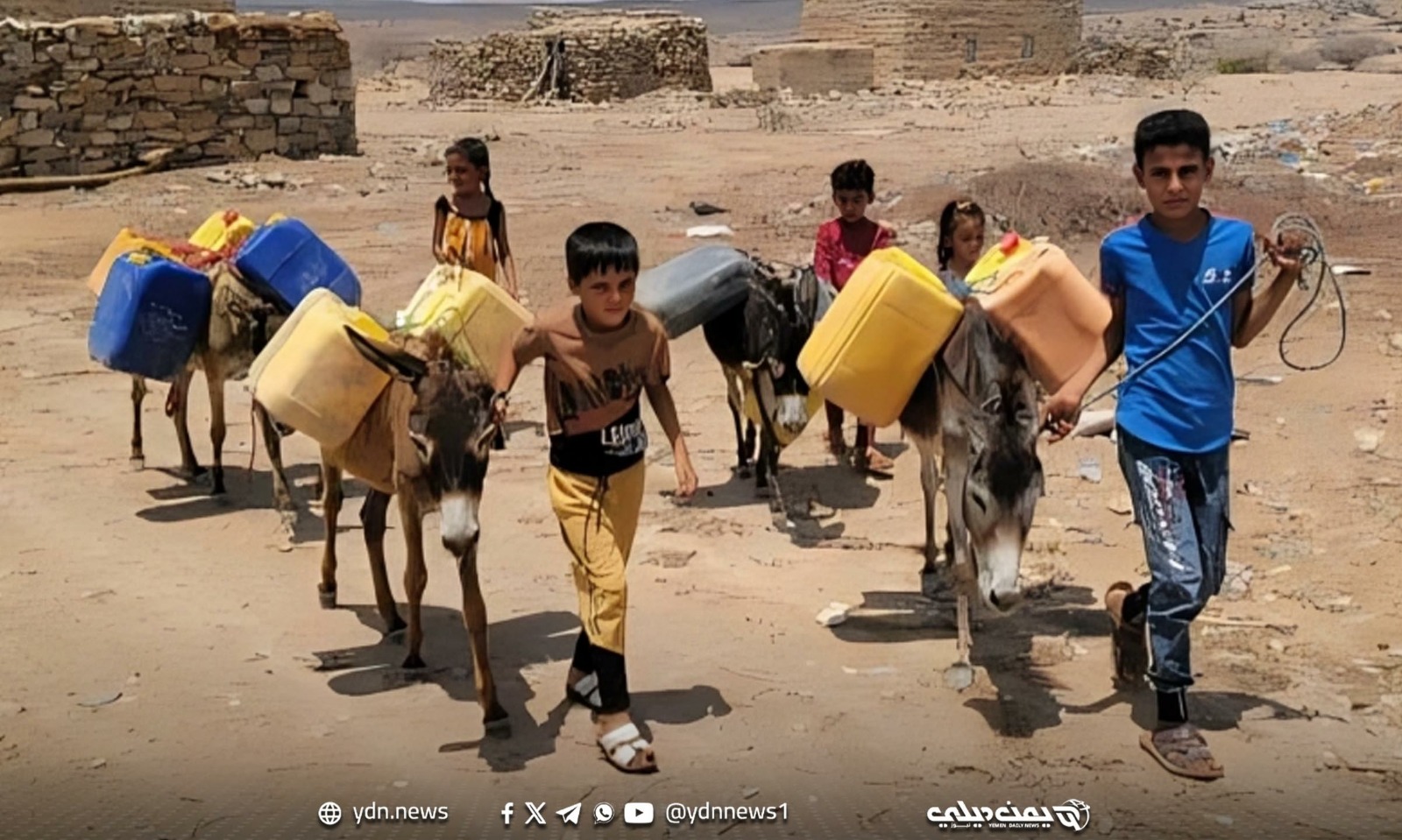 “جحين” في أبين تواجه العطش وضعف الخدمات وغياب المنظمات الاغاثية