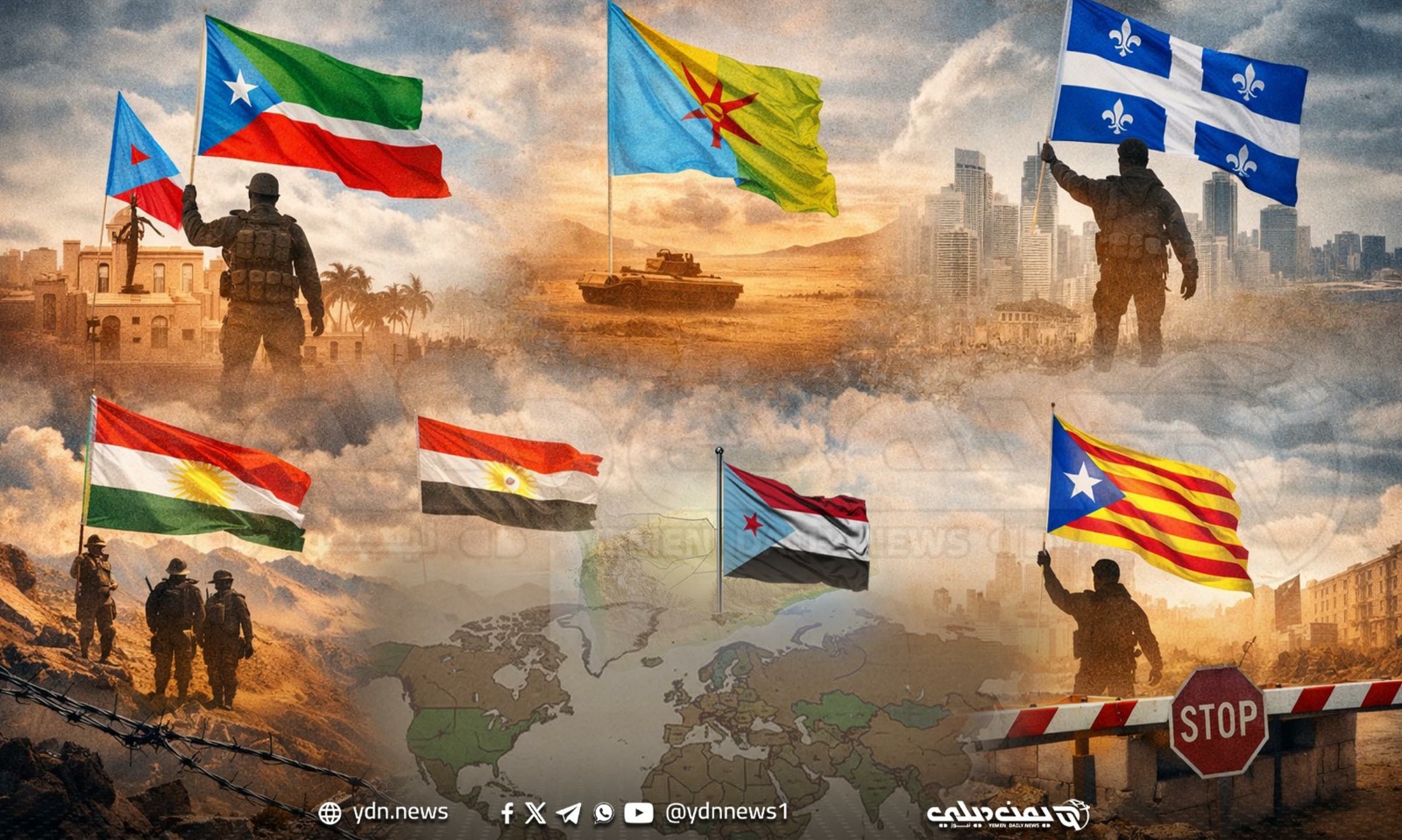 ثلاثة عقود من المشاريع الانفصالية حول العالم أجهضتها الجغرافيا السياسية (تقرير)