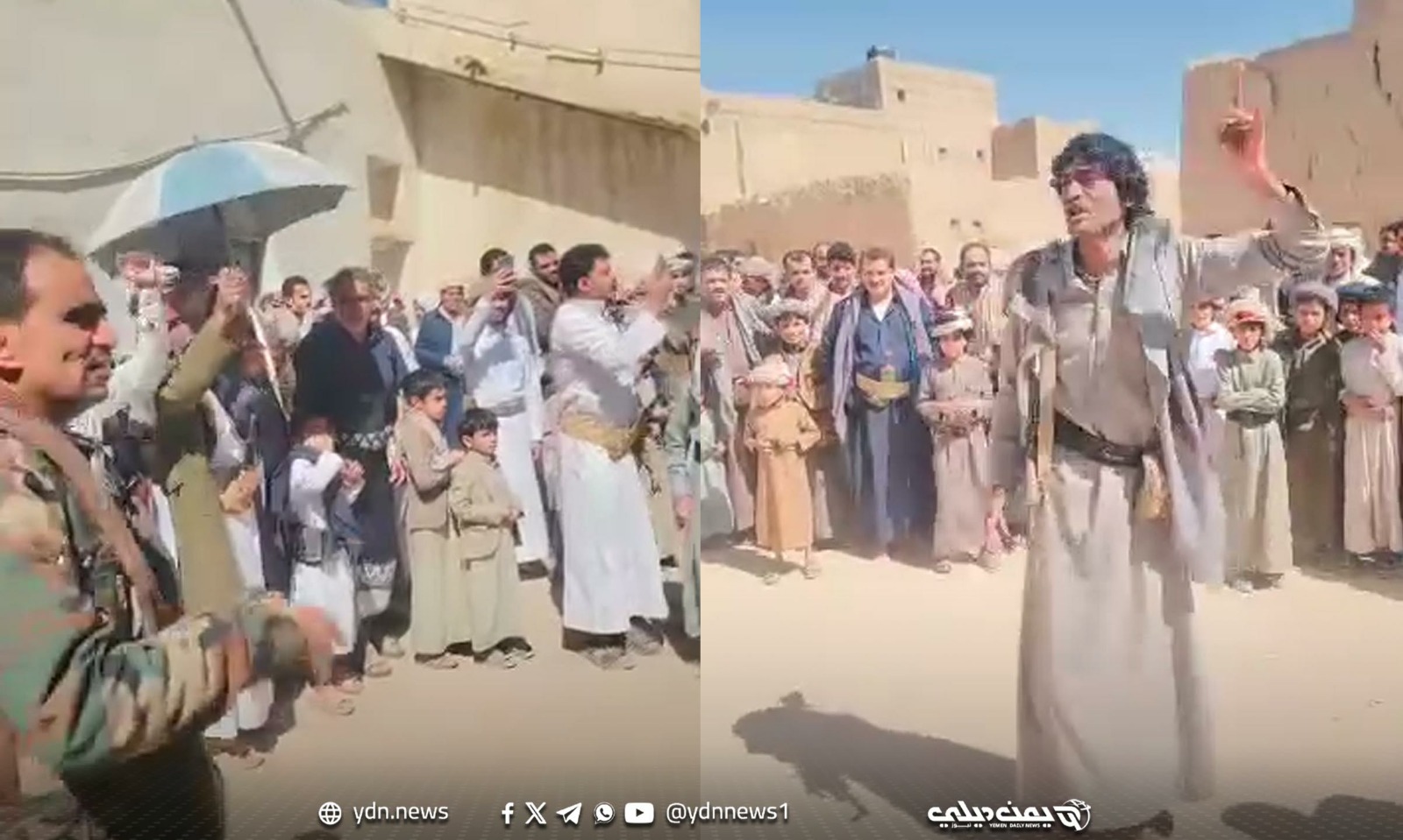 مواطنون غاضبون في الجوف يطالبون برحيل المحافظ المعين من الحوثيين (فيديو)