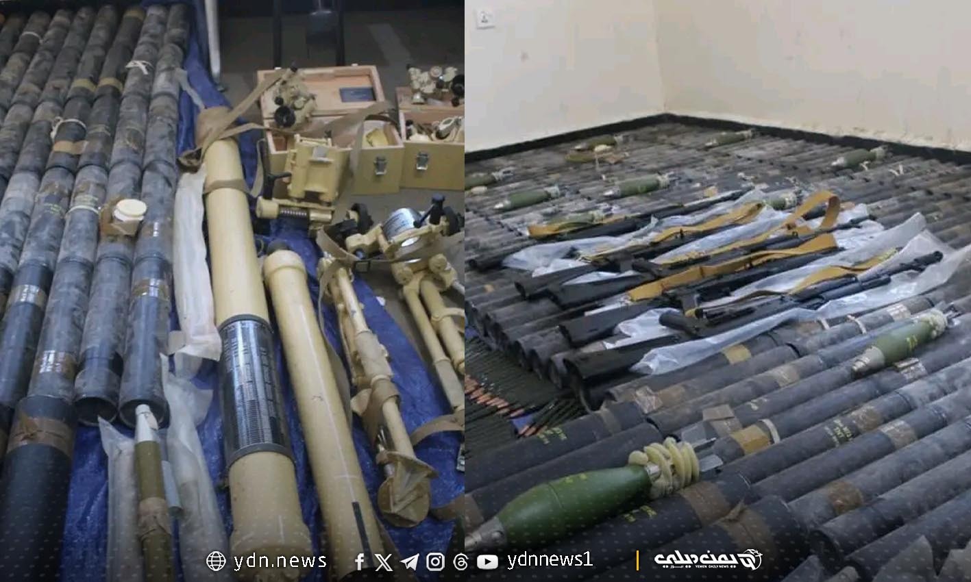 السلطات الأمنية بحضرموت: ضبطنا كمية كبيرة من الأسلحة المنهوبة من معسكر الريان