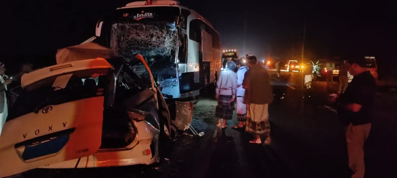 حادث ثالث لباصات النقل الجماعي في أبين يرفع الضحايا لأكثر من 30 خلال 4 أشهر