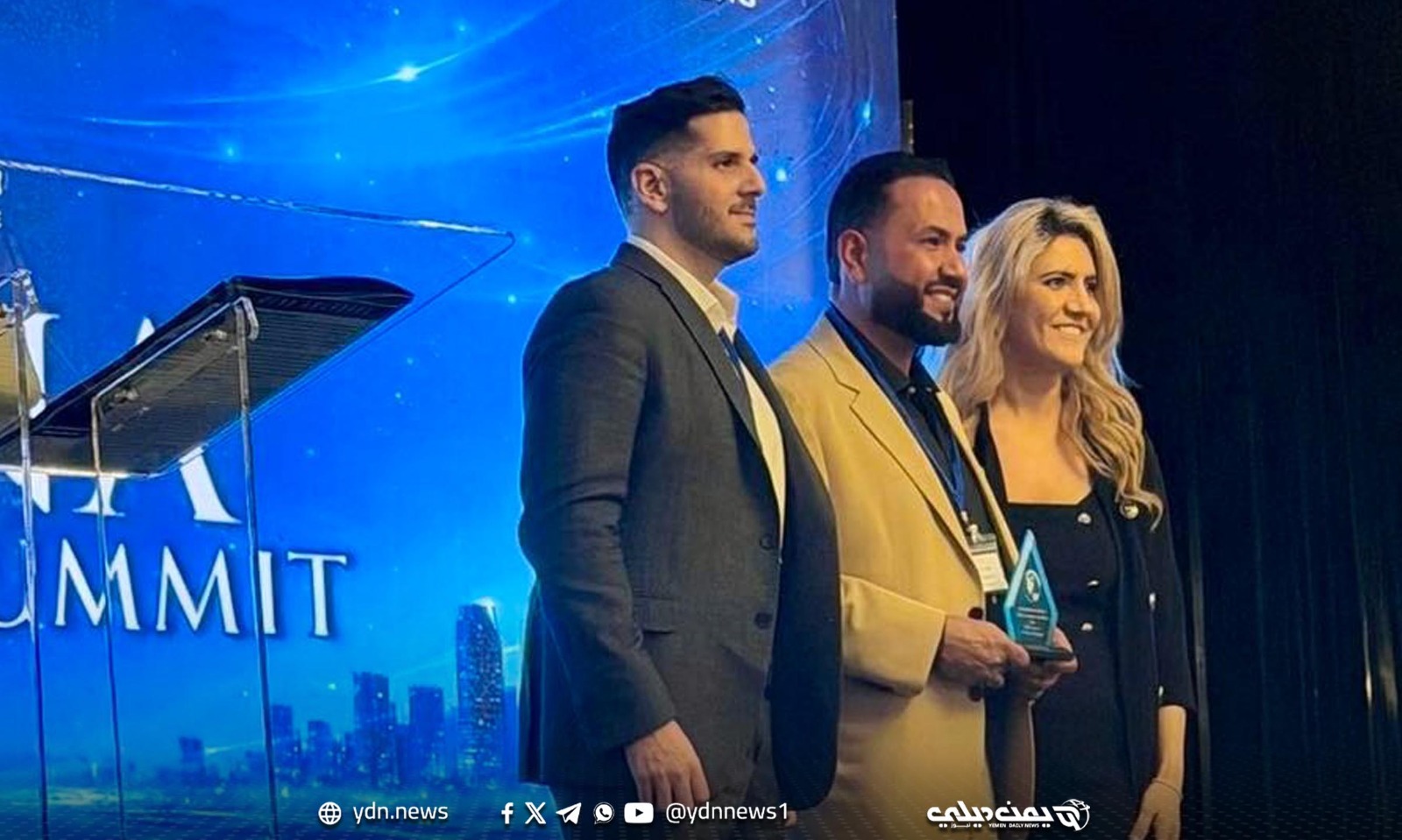 مبارك شهبين.. أول (يمني) يحصل على جائزة القيادة الاقتصادية بالولايات المتحدة